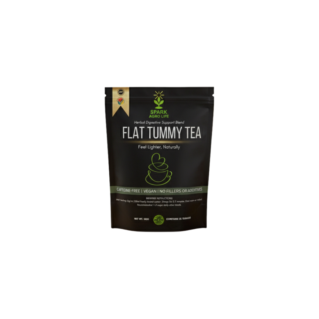 Flat Tummy Tea - Natural Digestive Wellness & Bloating Relief | Spark Agro Life